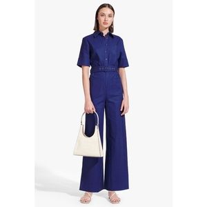 Staud Zavey Jumpsuit in midnight blue medium